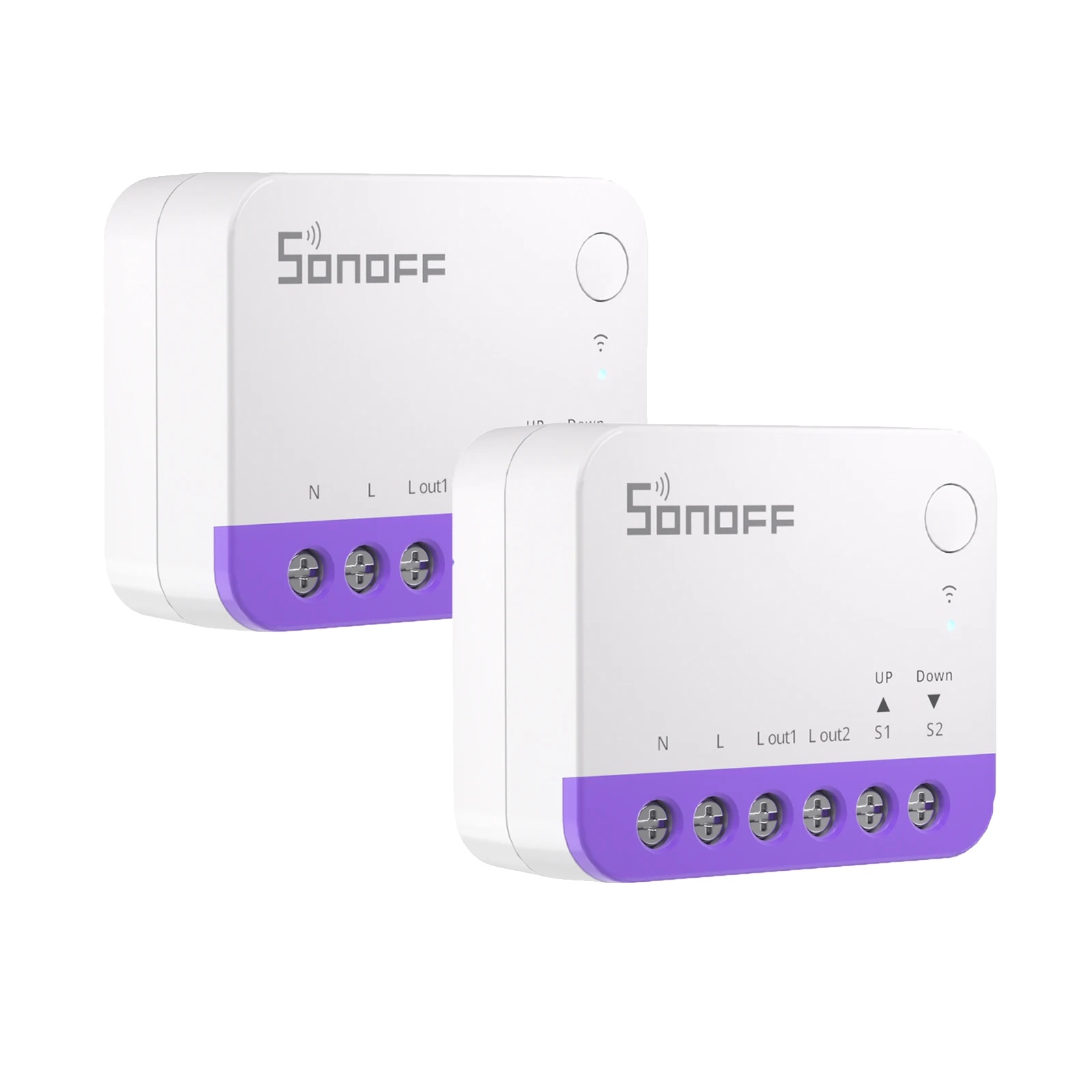 Intelligenter Rollladenschalter, Präzise Steuerung, Intelligente Programmierung, Mini-rbs 2er-pack