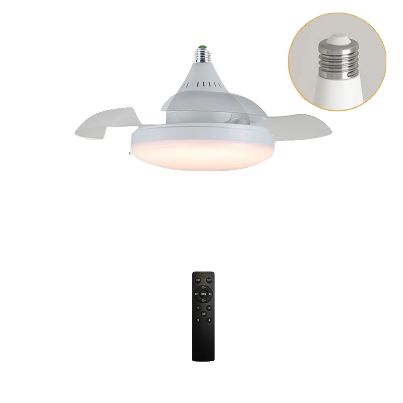 Deckenventilator, Dimmbare Led-leuchte, Smarte Fernbedienung, Ausführung A