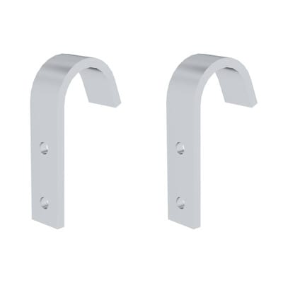 Munk - Günzburger Steigtechnik 2x Haken für Stufen- und Sprossenleitern für Führungsschiene bis ø 36 mm - 019185
