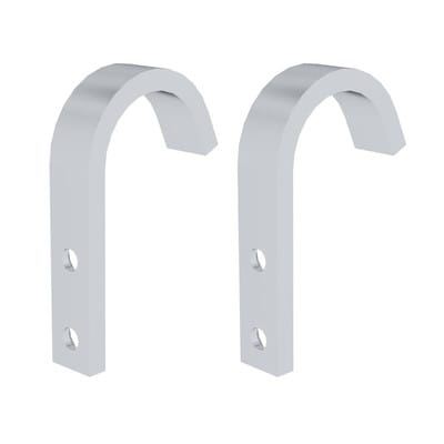 Günzburger Steigtechnik 2x Haken für Stufen- und Sprossenleitern für Führungsschiene bis ø 50 mm - 019186