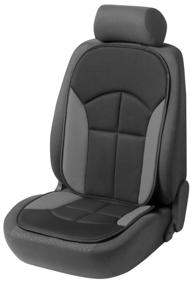 Walser - pkw Sitzauflage Novara, Auto-Sitzaufleger schwarz/grau