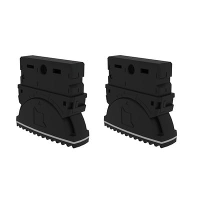 Munk - Günzburger Steigtechnik 2x nivello-Innenschuh 85 x 25 mm Baujahr ab 2019 - 019207