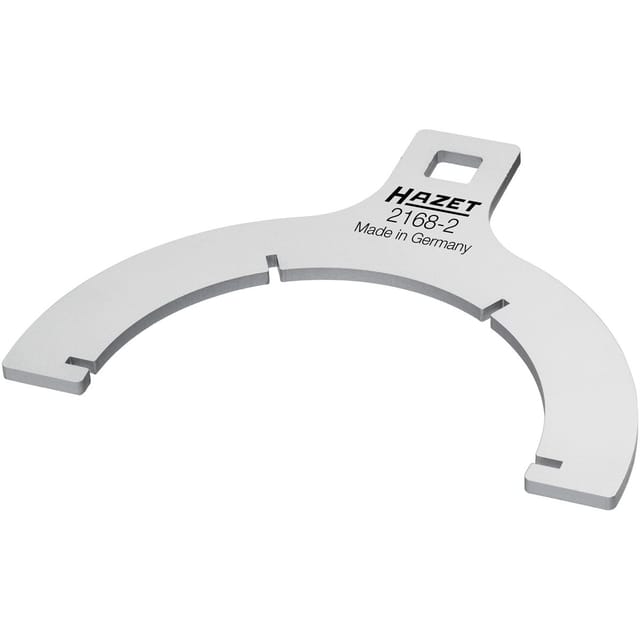 Hazet - Kraftstofffilter-Lösewerkzeug, Vierkant hohl 12,5 mm (1/2), Rillenprofil, 160 mm