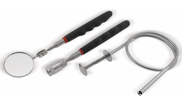 Teleskop Tool Set 'CT-3in1' Spiegel, Magnet mit led, Flex Greifer - Chilitec