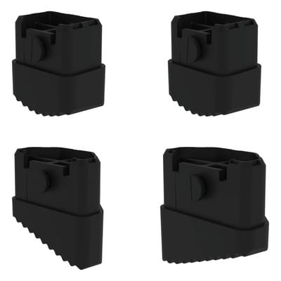 Munk - Günzburger Steigtechnik 4x Innenschuh für einseitig begehbare Stehleiter ml - 019241