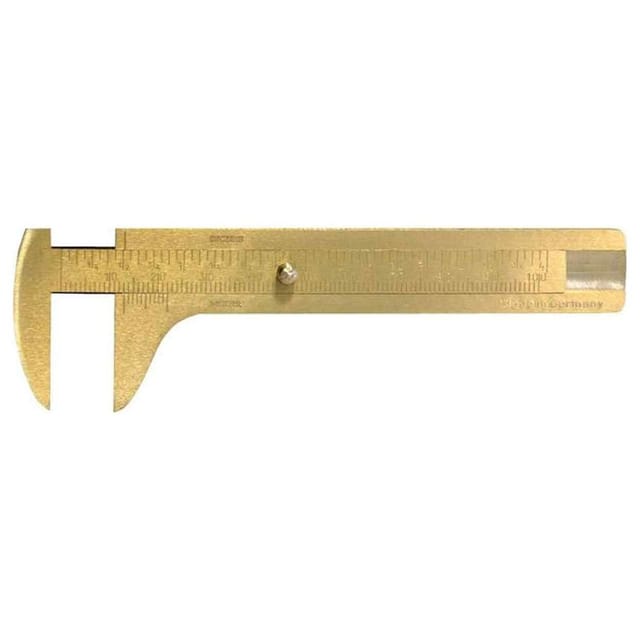 Knopfmaß Messing 100mm - Fortis