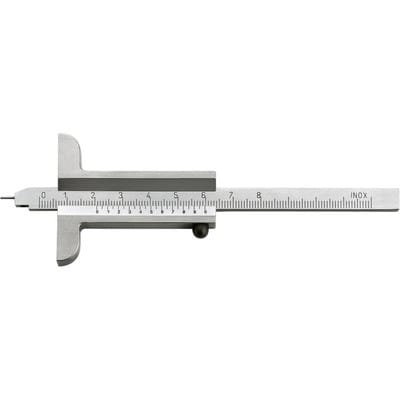 Tiefenmessschieber mit Stift 80mm 1/50 Fortis