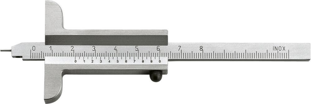 Fortis Tiefenmessschieber mit Messstift 300mm 1/50