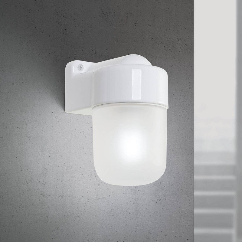 [gebraucht] B-ware Orion Ostia Wall Light, White, Ceramic, Satin Glass, E27