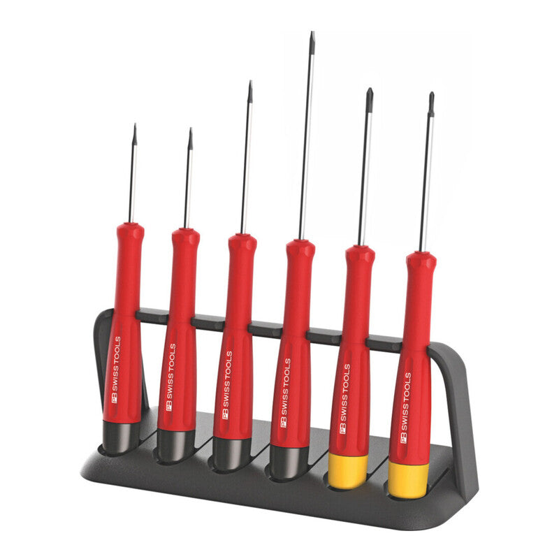 [neuwertig] B-ware Pb Swiss Tools Schraubendreher Sortiment 6-teilig Schlitz Phillips Kappe Drehbar
