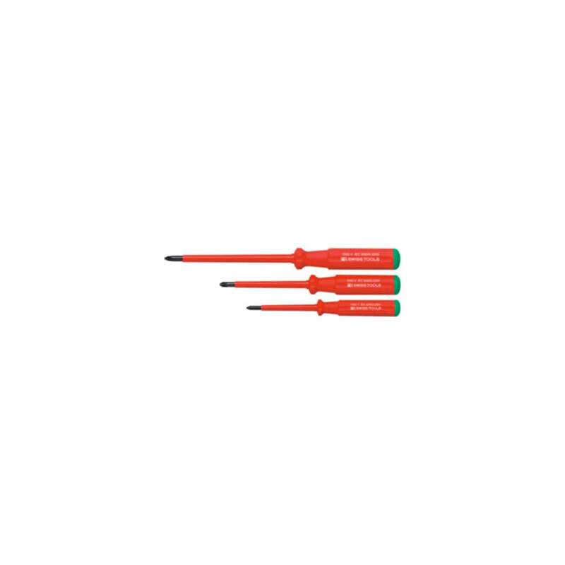 [neuwertig] B-ware Pb Swiss Tools Schraubendreher Pozidriv 3-teilig Vde 1000v Vollisoliert