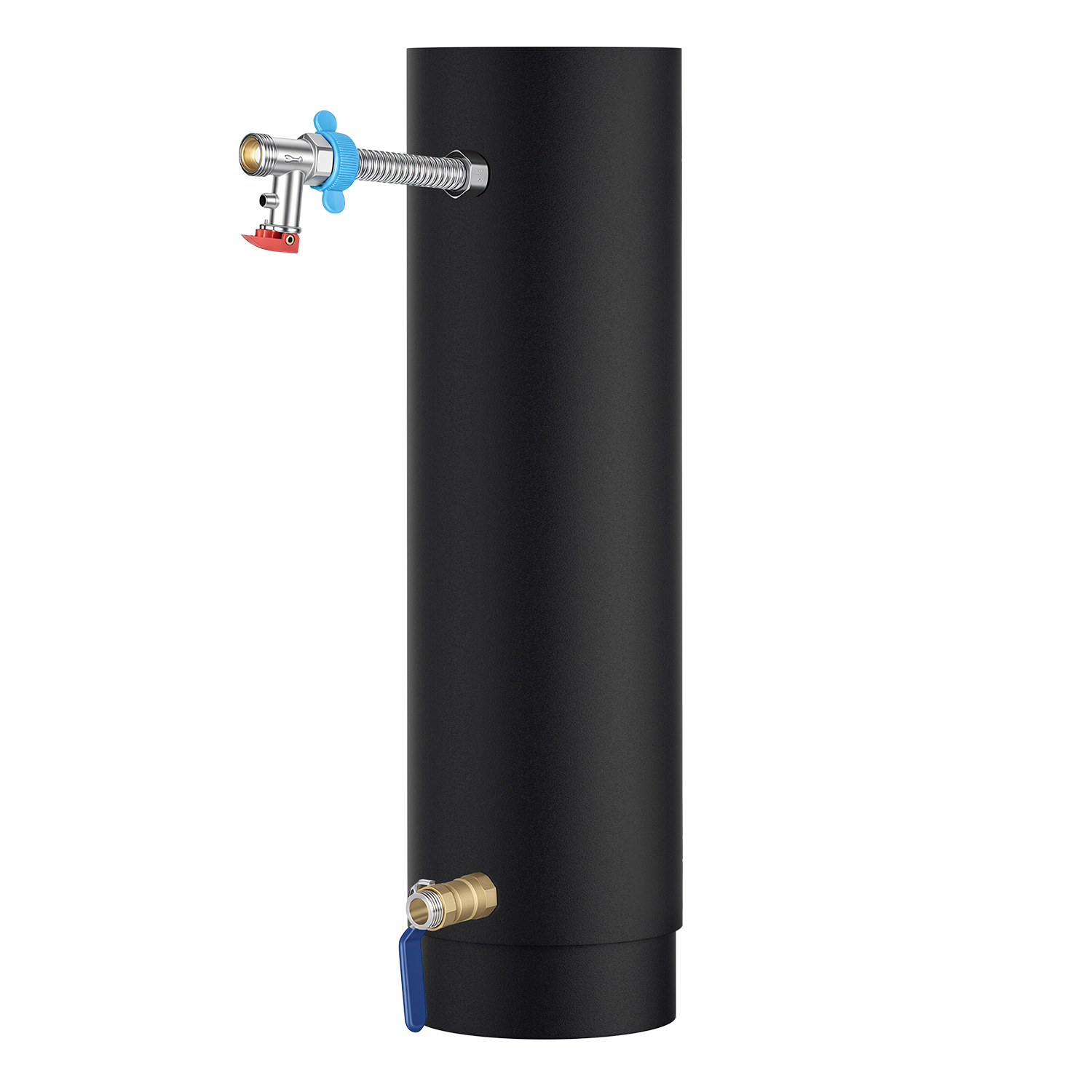 Randaco Ofenrohr Ø 150 Mm Mit Wärmetauscher Zur Wassererwärmung