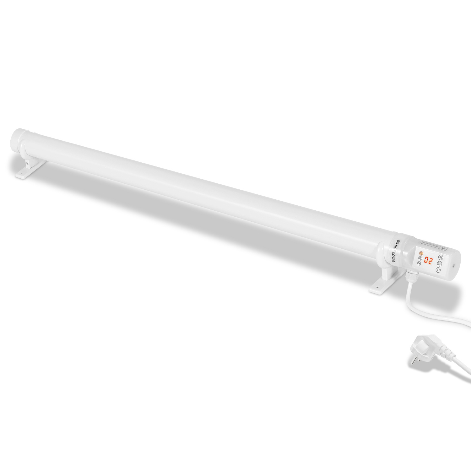 Randaco Elektrische Gewächshausheizung 180 W Mit Timer, Rohrheizung 950 Mm