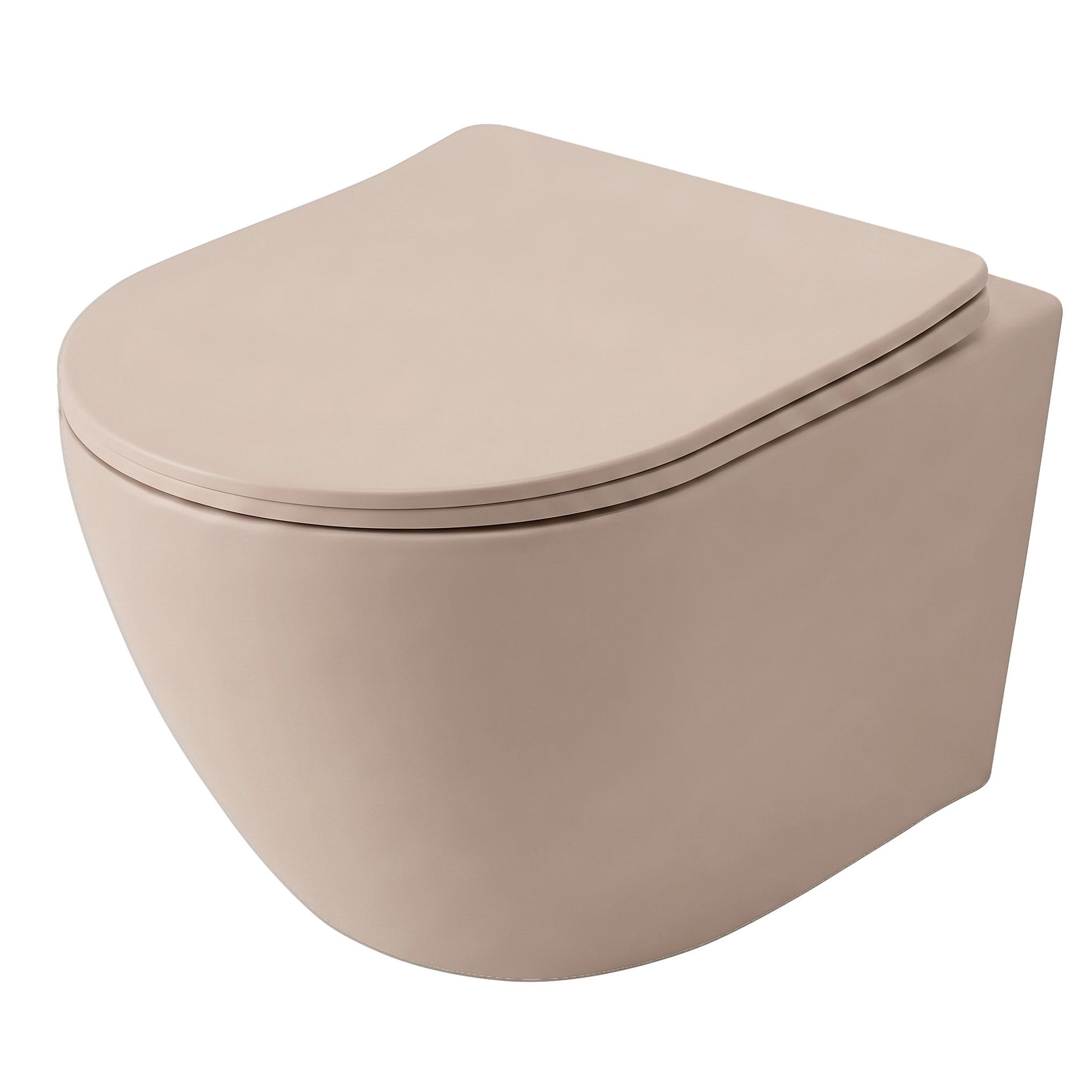 Wandhängendes Wc Rea Carlo Mini Tornado Mocca Matt