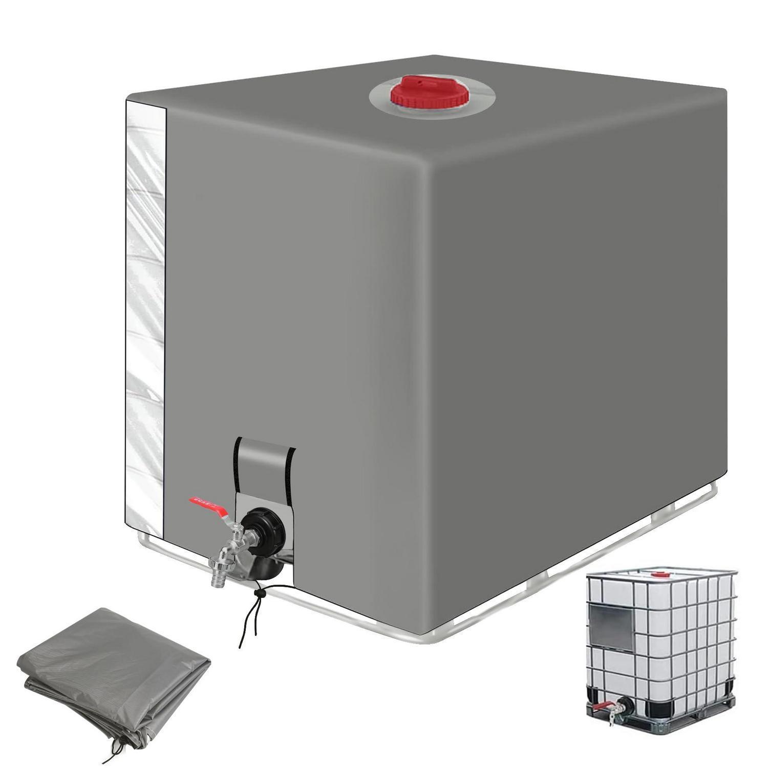 Ibc Tank Abdeckung 1000l Mit Sichtfenster, Uv-schutz, Staubdicht