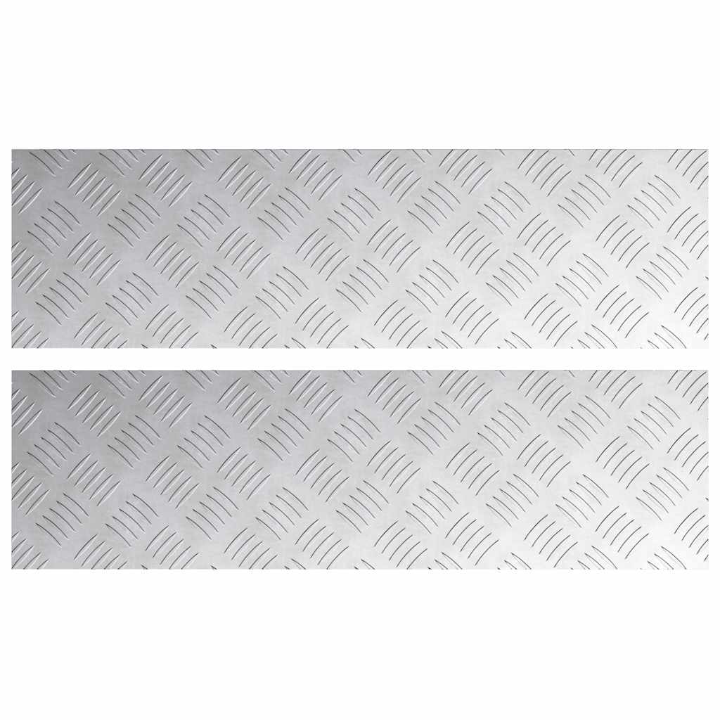 Maison Exclusive - Stufenmatten 2 Stk. 70 X 20 Cm Silber Aluminiu