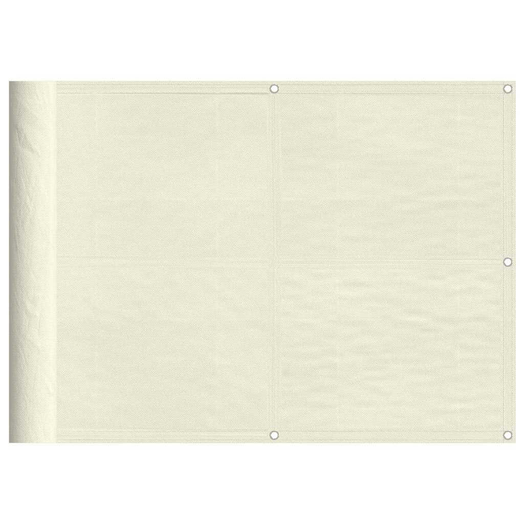 Maison Exclusive - Balkon-sichtschutz Creme 75x800 Cm 100 % Polye