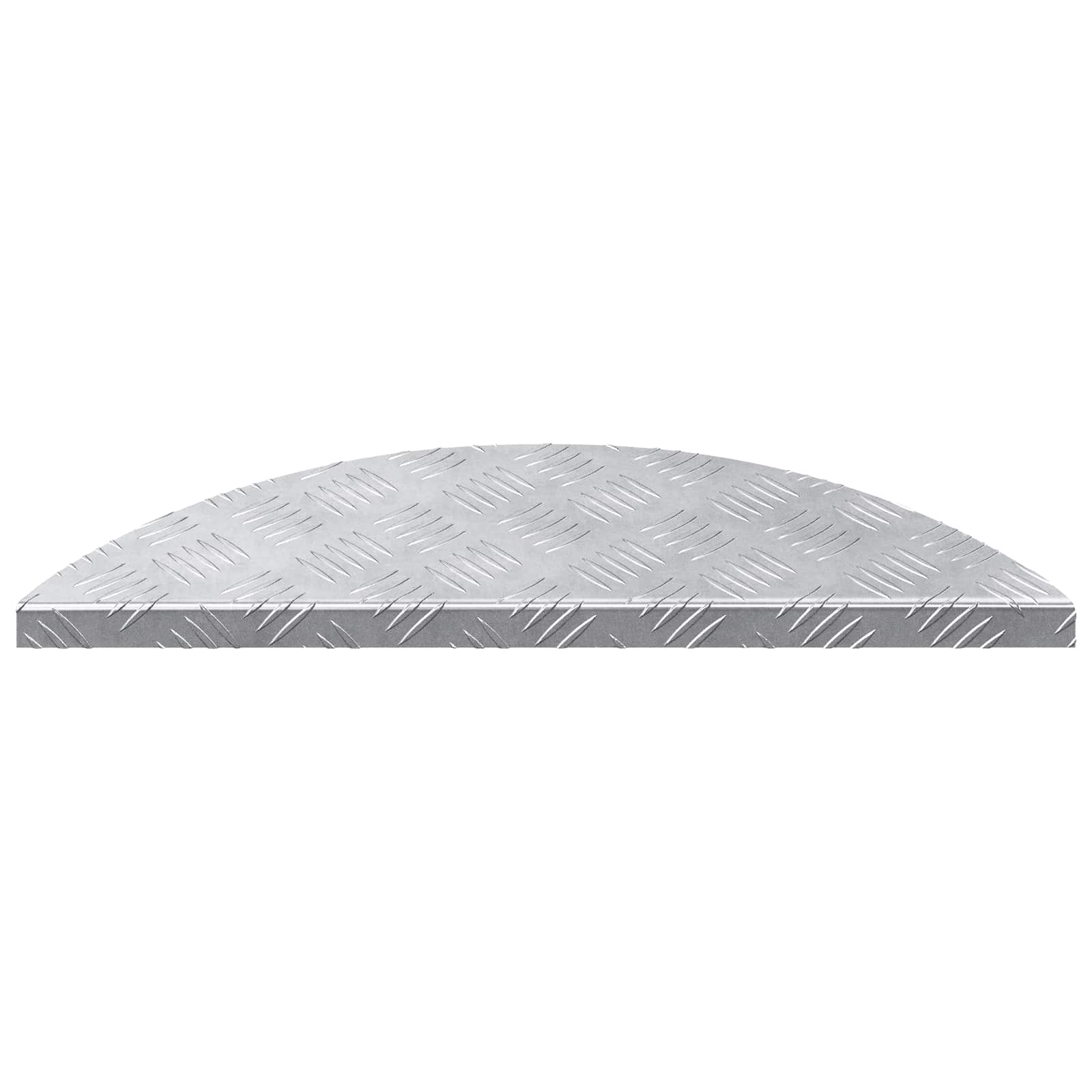 Maison Exclusive - Stufenmatten 10 Stk. 60 X 18 X 2,5 Cm Silber A