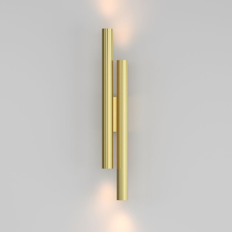 [neuwertig] B-ware Maytoni Calipso Led Wall Light, Brass, Height 49 Cm, Metal, 4-bulb