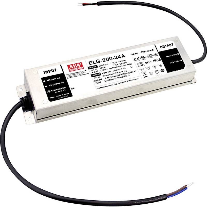 [neuwertig] B-ware Mean Well Led-trafo Elg-200-48a-3y 199.68w Konstantspannung 43.2-52.8v Ip65