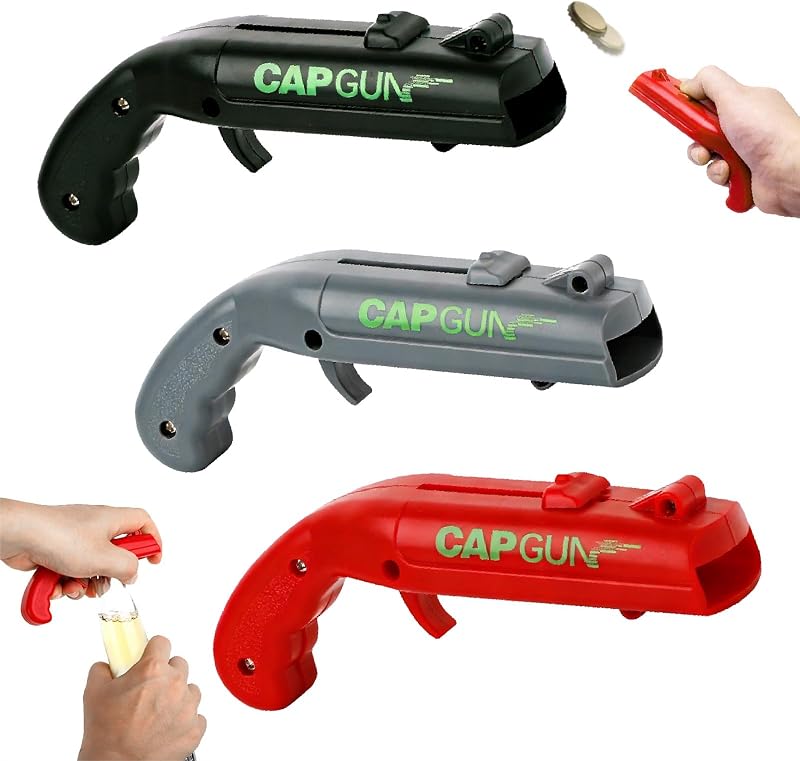 Set Mit 3 Flaschenöffnern In Pistolenform, Flaschenöffner In Form Einer Zündpistole, Witziger Flaschenöffner In Pistolenform, Biergeschenk Für Männer, Für Zuhause, Restaurant, Bar