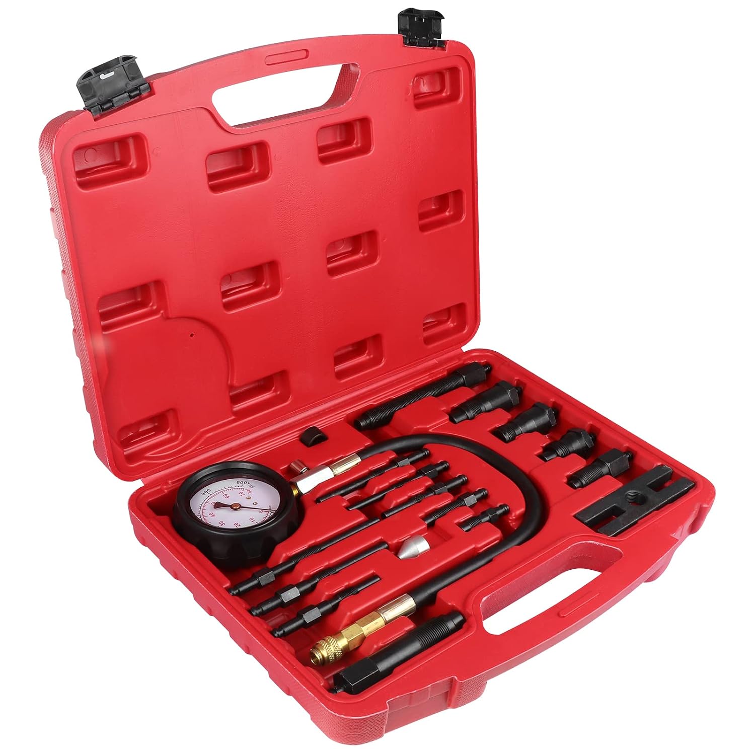 Kompressionsprüfgerät Für Dieselmotoren, Zylinderdruckdiagnosegerät Für Tdi/cdi-diagnosegeräte, Manometer-set Für Dieselmotoren Von Pkw, Traktoren Und Autos