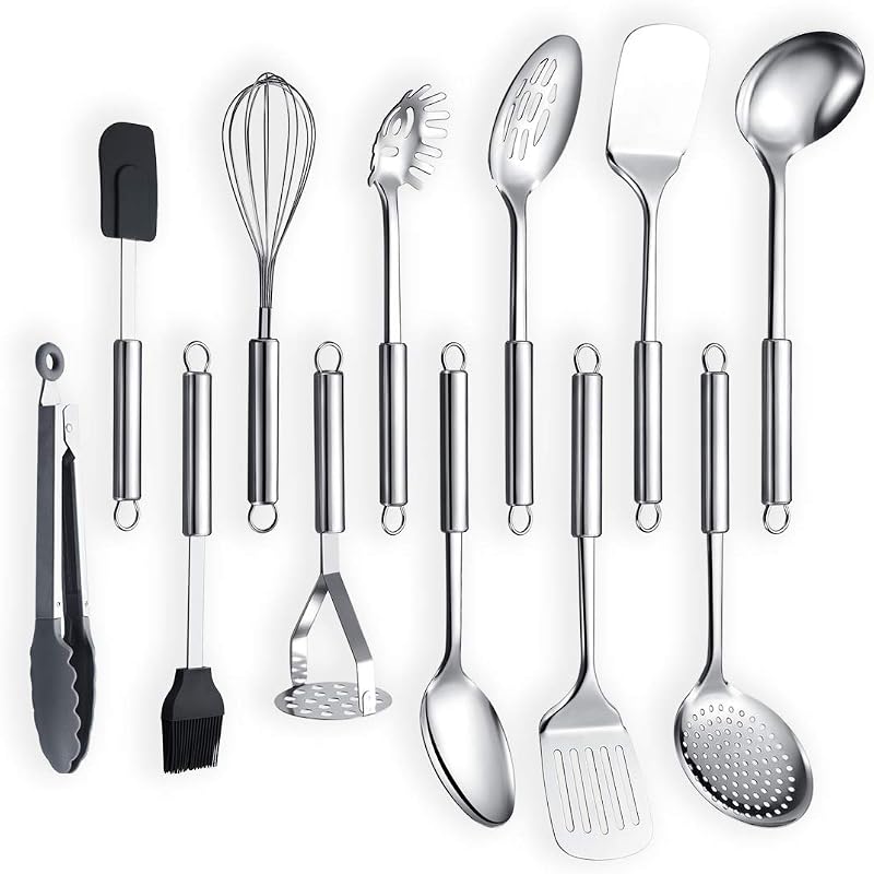 12-teiliges Küchenutensilien-set Aus Edelstahl