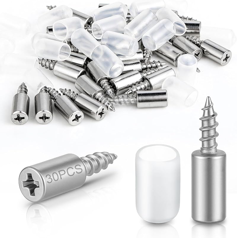 30-teiliges Regalträger-set Ø 7,5 Mm – Selbstbohrende Befestigungsstifte Mit Gummischutz Für Schränke, Bücherregale, Möbel Und Regale Im Wohnbereich.