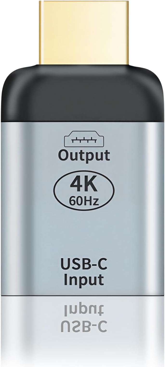 Usb-c-buchse Auf Hdmi-stecker-adapter 4k 60hz, Usb-c-zu-hdmi-konverter Für Monitor, Fernseher, Projektor, Smartphone, Tablet, Laptop, Plug & Play, Kompatibel Mit Macbook