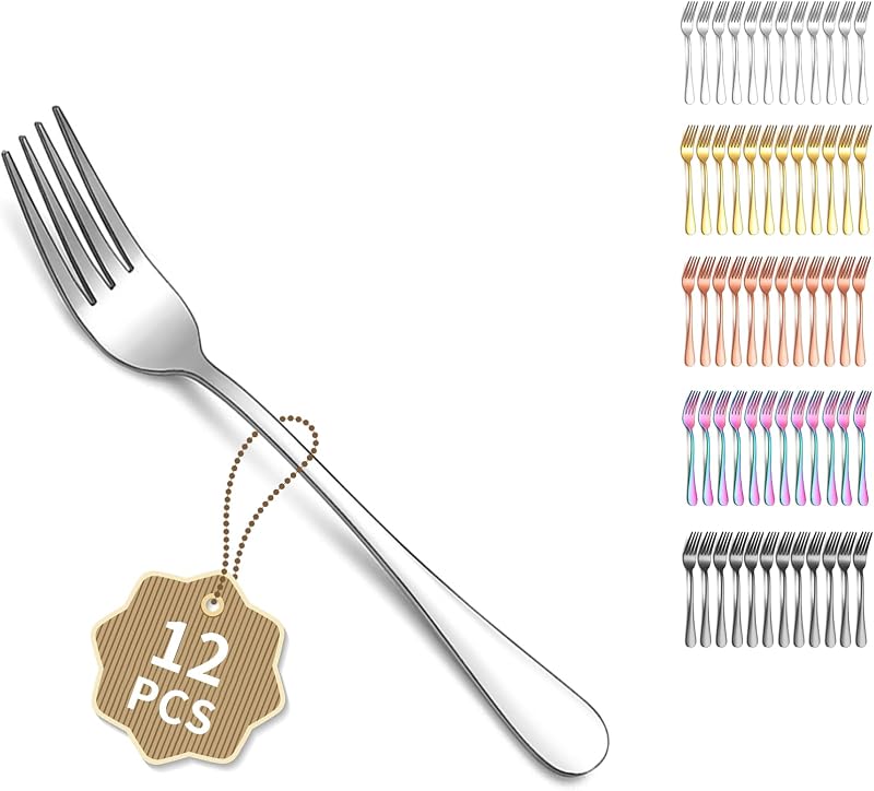 12-teiliges 18 Cm Langes Essbesteck-set Aus Edelstahl Für Zuhause, Restaurant Und Den Täglichen Gebrauch, Leicht Zu Reinigen Und Abwaschbar