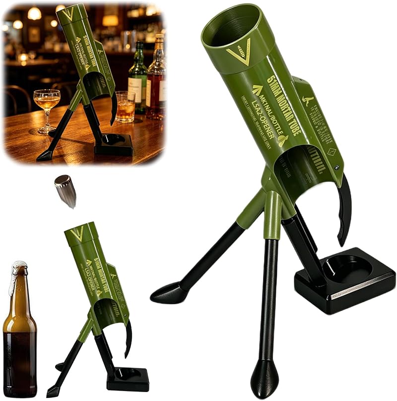 51-mm-mörser-flaschenöffner, Witziger Flaschenöffner Für Corona-bier, Taktischer Flaschenöffner Im Raketen-design, Freihändig, Mörser-flaschenöffner Für Zuhause, Bars Und Partys