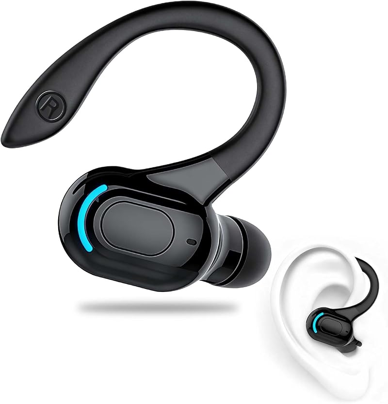 Kabelloses Bluetooth-headset V5.2 360° Over-ear Mono-kopfhörer Mit Integriertem Mikrofon Für Bluetooth-freisprechanrufe, Für Iphone, Android Und Pc