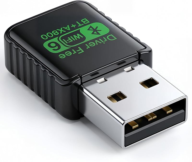 Leistungsstarker Wifi 6 Adapter Ax900 Mbps Dualband 5 Ghz 600 Mbps & 2,4 Ghz 286 Mbps Usb-wlan-adapter Mit Integriertem Treiber, Pc, Wpa3, Mu-mimo, Kompatibel Mit Windows 11/10/7