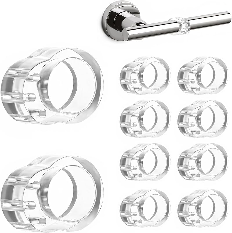 10 Türgriffschoner – Türstopper Aus Pvc-silikon – Wandschutz Für Türgriffe – Schützen Sie Wände Und Möbel