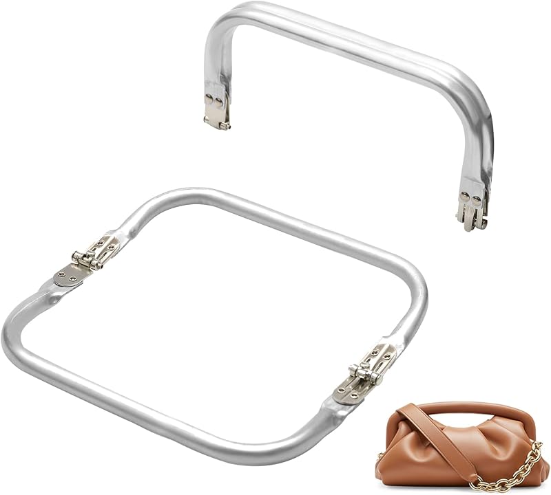 Stück Karabinerhaken-taschenverschluss Für Taschen, U-förmiger Clutch-taschenverschluss, Innengriff, Aluminium-haken-taschenverschluss Für Geldbörsen, Beutel Und Diy-projekte (200 90 Mm)