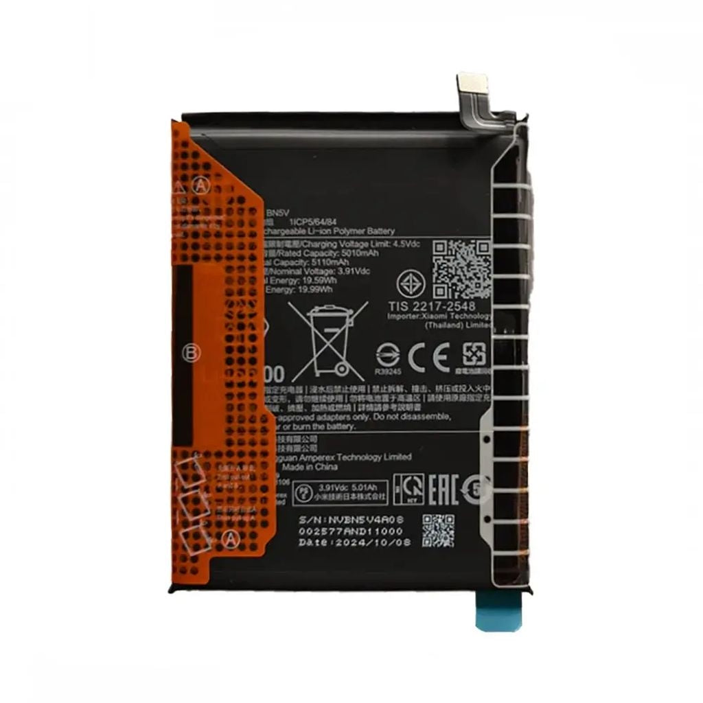 Batería Bn5v Para Xiaomi Poco X7, Poco X7 (5g) Y Redmi Note 14 Pro (5g)