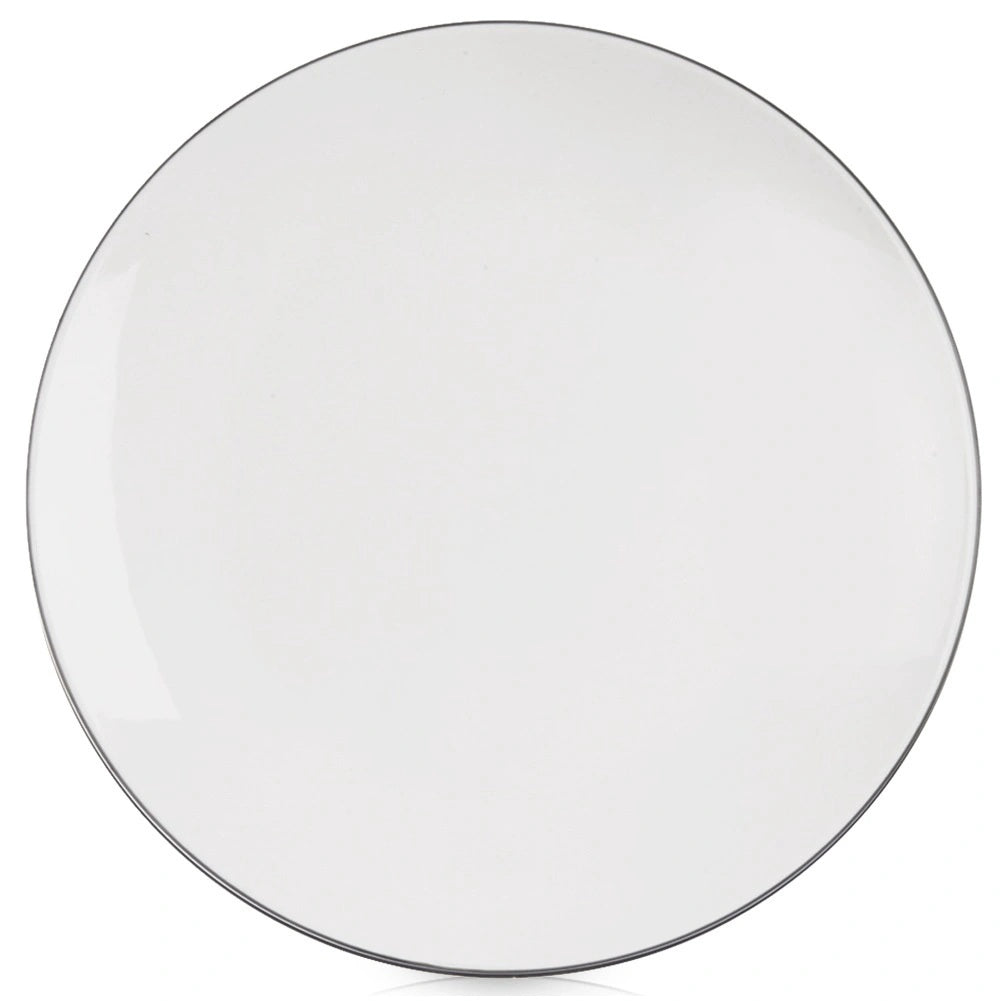 Porzellan-dessertteller, Weiß, 20 Cm Durchmesser