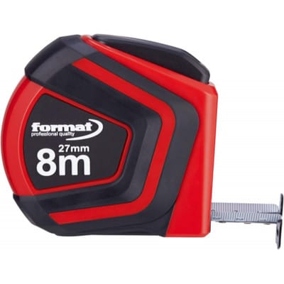 Taschenbandmaß Autolock weiß 5 m x 22 mm - Format