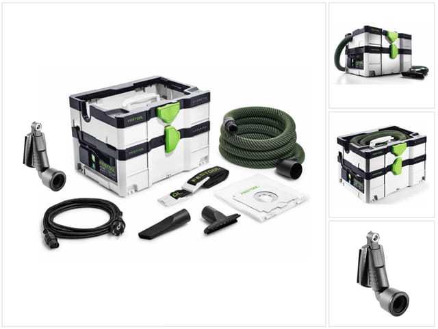 Ctl sys Cleantec Absaugmobil 4,5l Staubkl. l ( 575279 ) + Tragegurt, Düsen, Saugschlauch - Festool