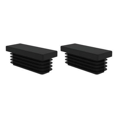 Munk - Günzburger Steigtechnik 2x Holm-Abdeckkappe für FlexxWork Verbindungsstrebe und Plattform 50 x 20 mm - 019230