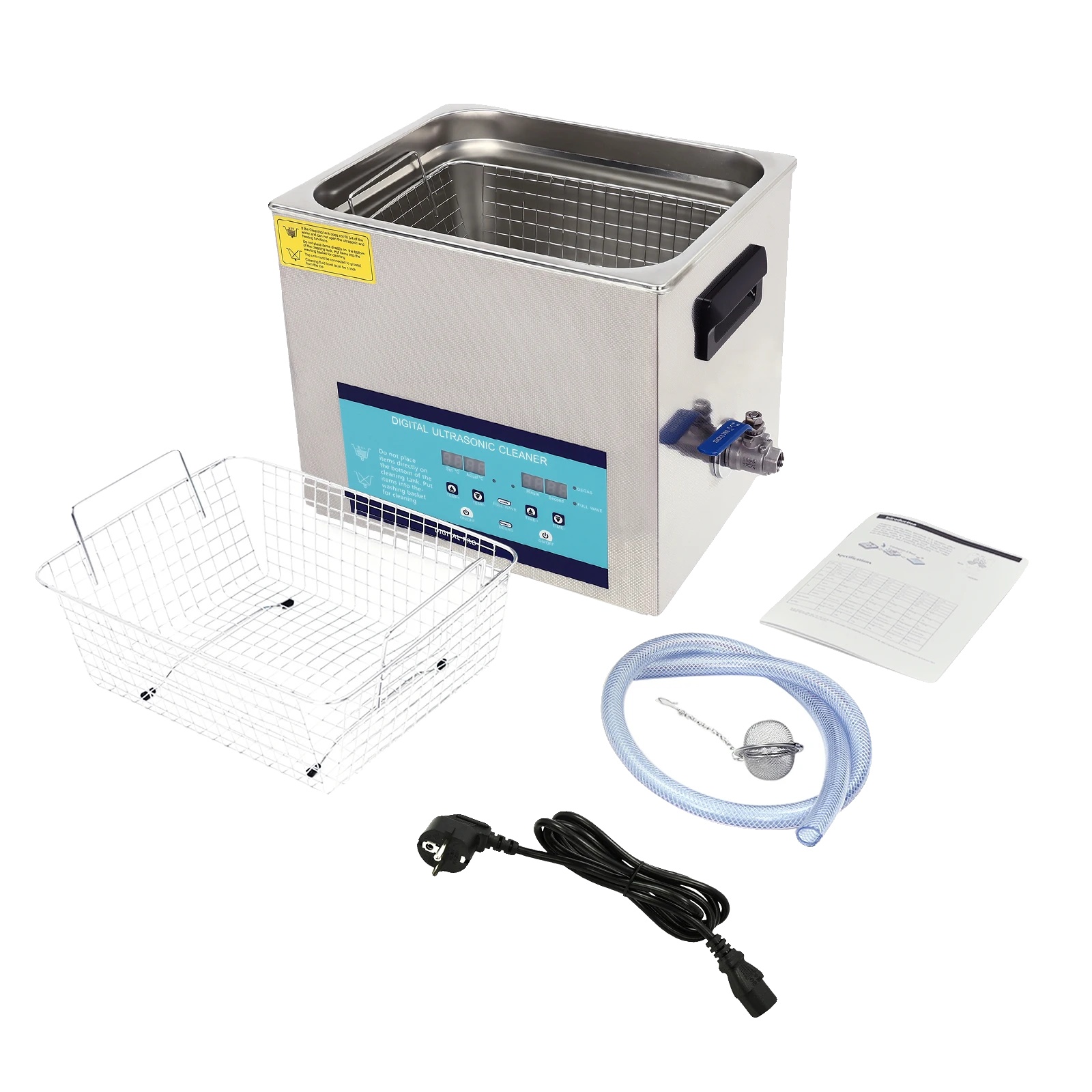 Ultraschallreiniger, 240 W Leistung, Vielseitig Einsetzbar, Silber