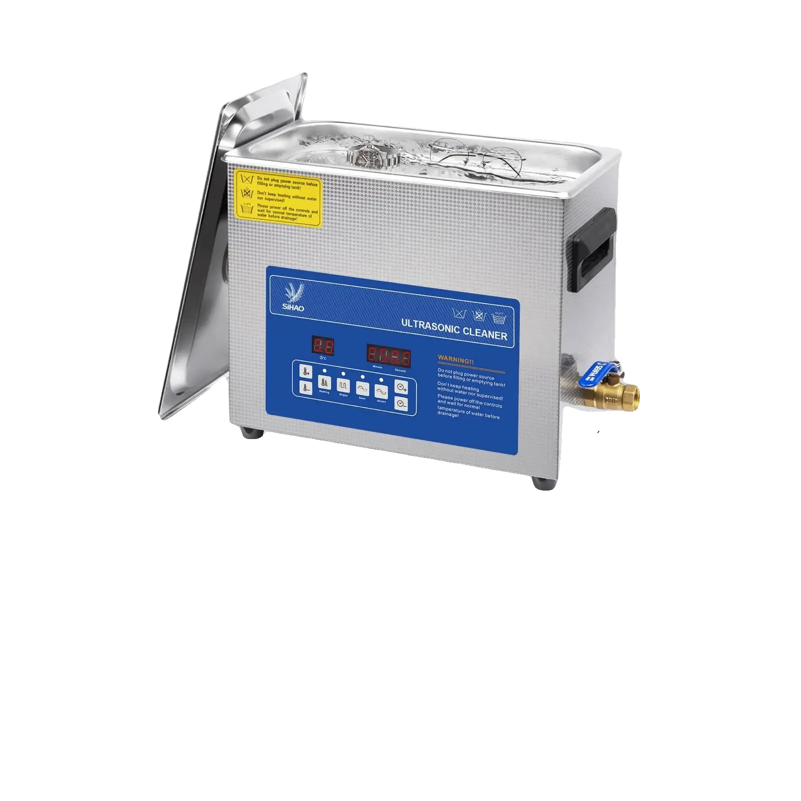 Ultraschallreiniger, Tragbar, Multifunktional, 6 L, Blau