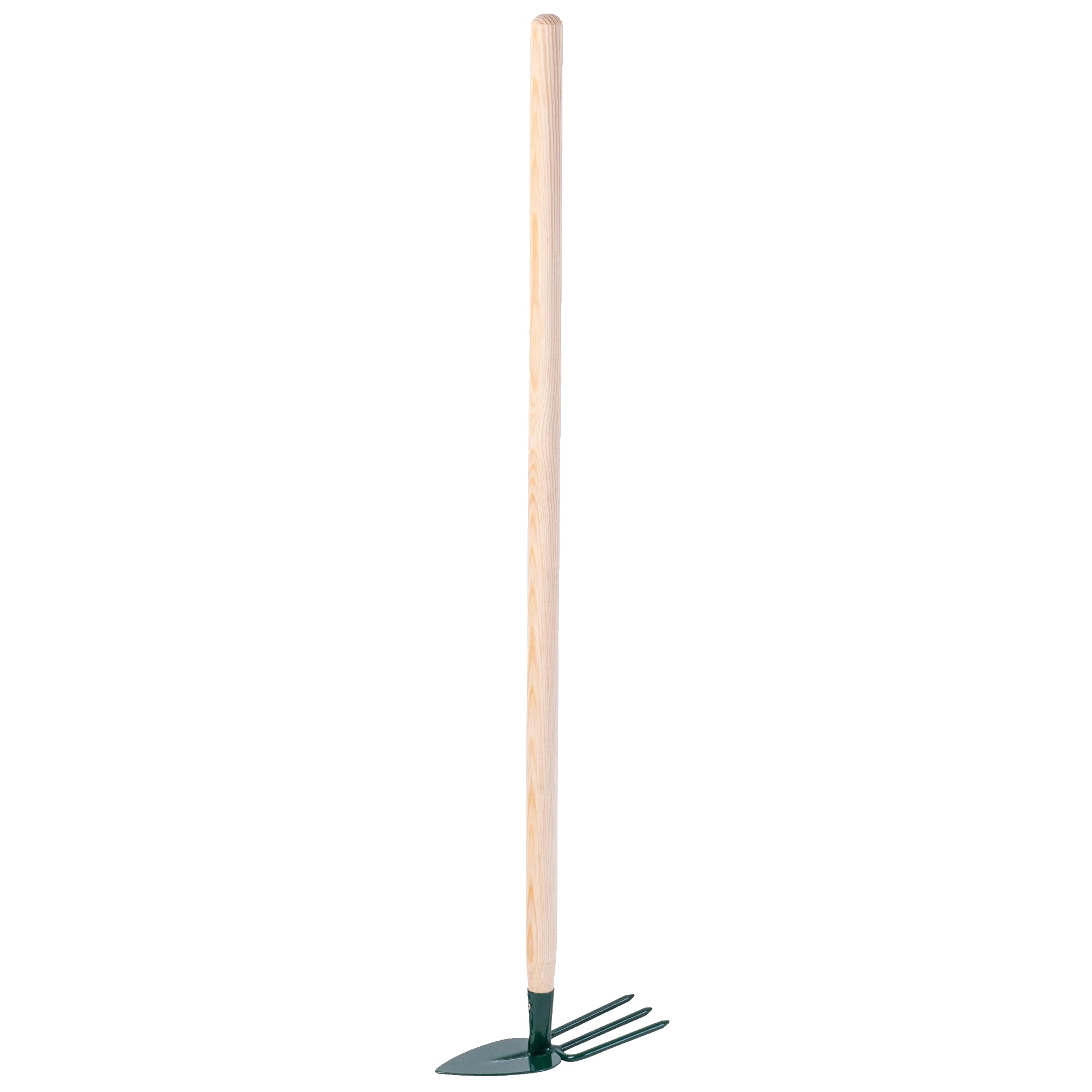 Gartenhacke, Stahlstiel, 83 Cm Lang, Dreizinkig, Vielseitiges Grabwerkzeug, Leicht