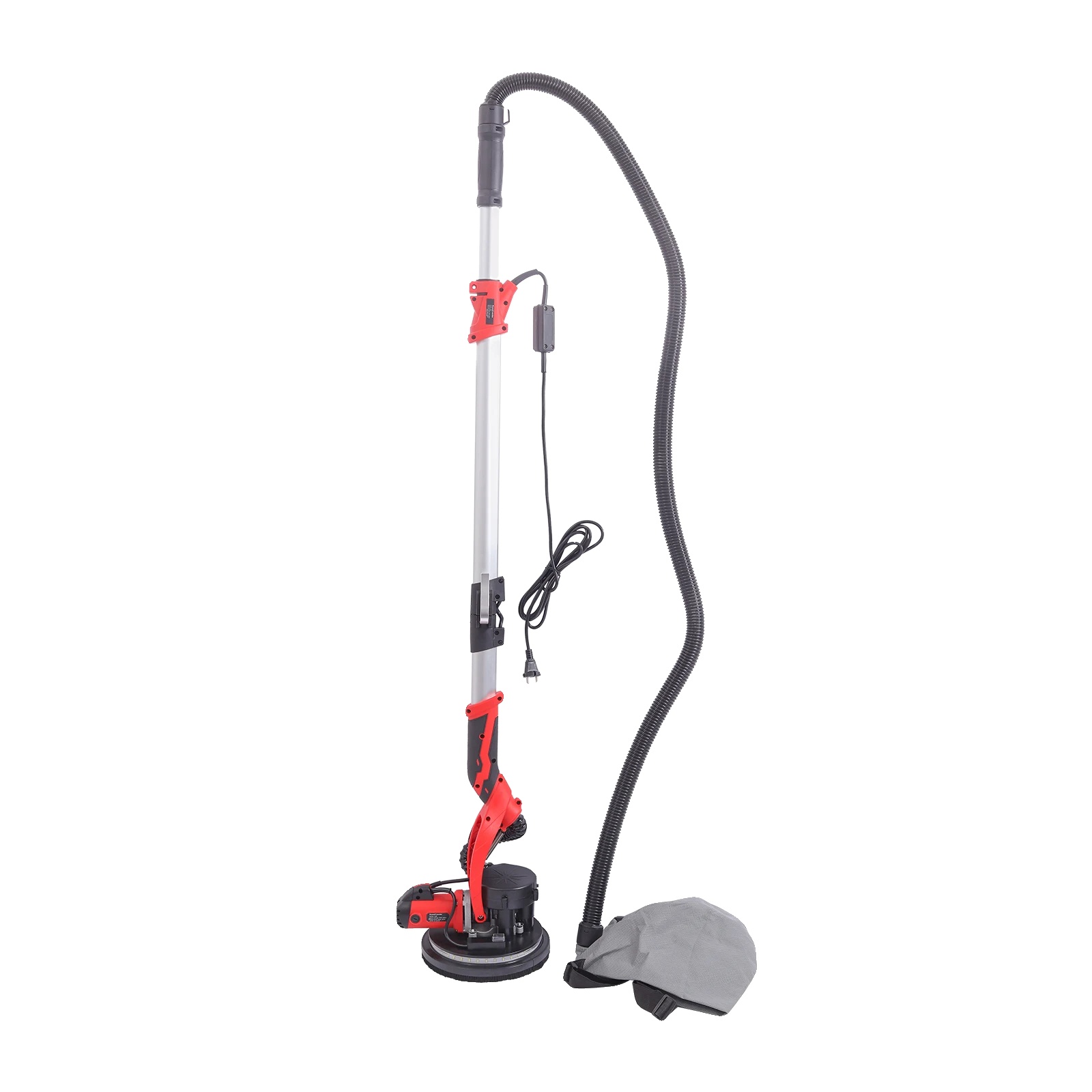 Elektrischer Wand- Und Deckenschleifer, Staubabsaugung, Variable Drehzahl, Rot
