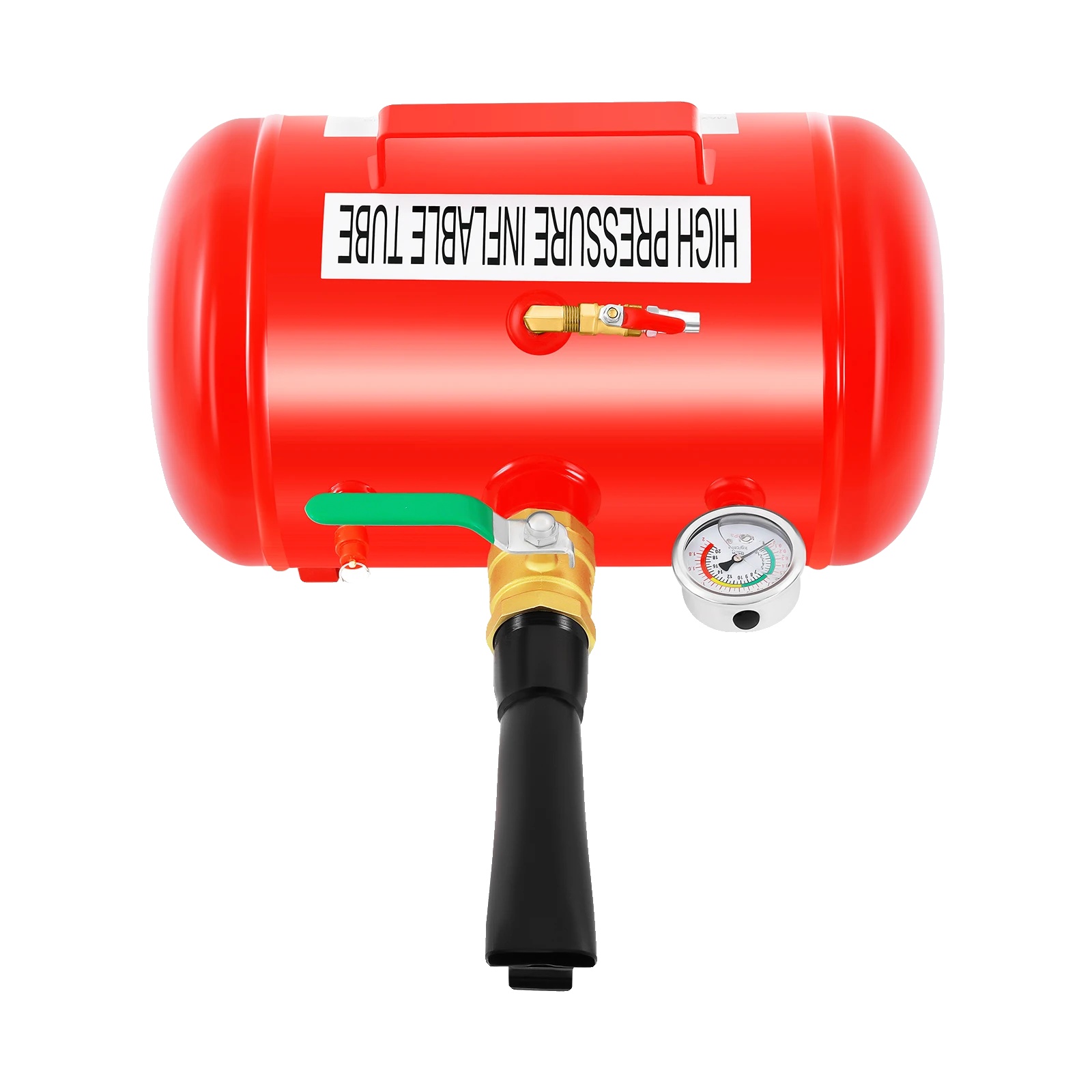 Reifenfüller, 20 L Fassungsvermögen, Tragbares Design, Rot
