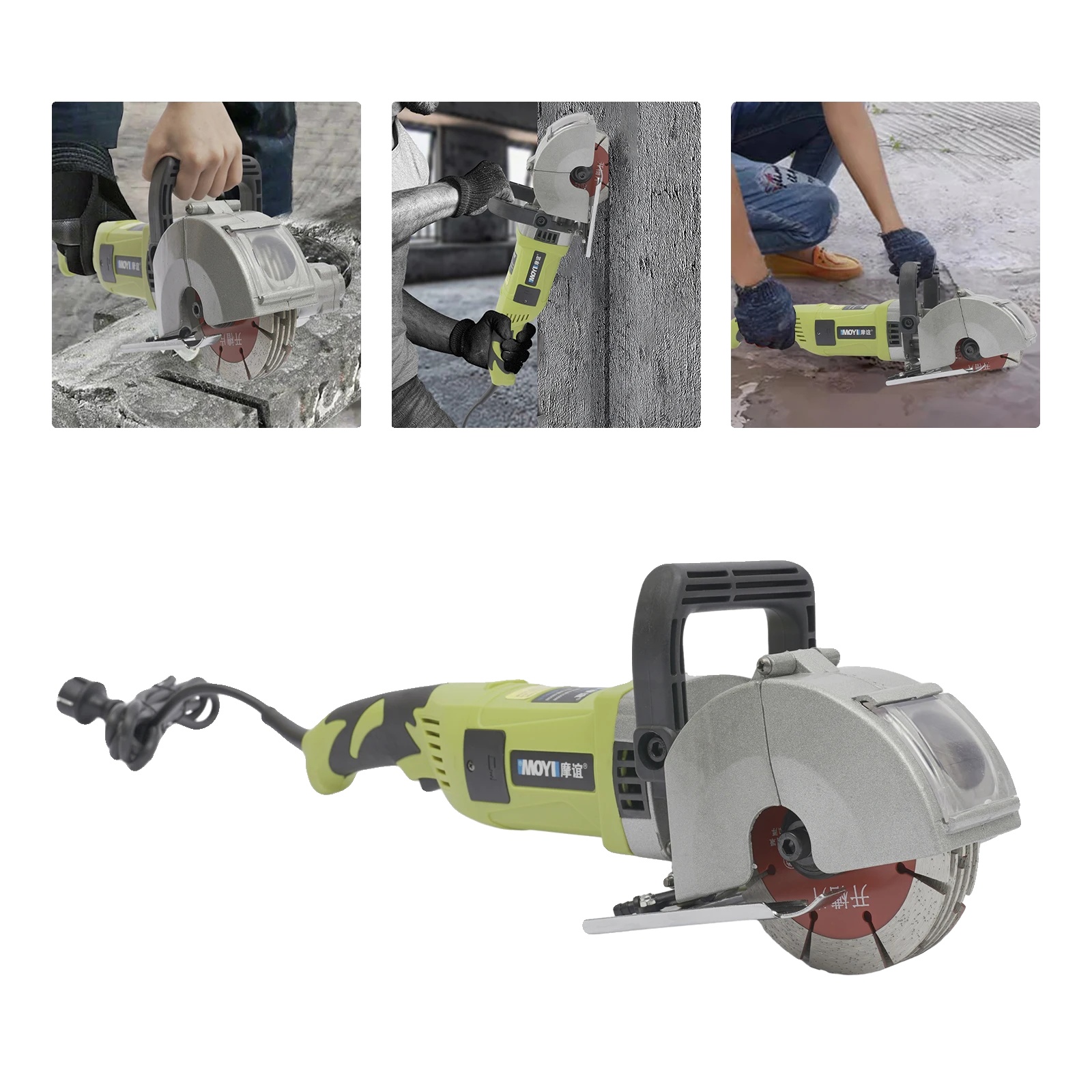 Nutfräsmaschine, 4000 W, 220 V, 6500 U/min, Einstellbare Nuttiefe 30 Mm, Sägeblattdurchmesser 12,1 Cm