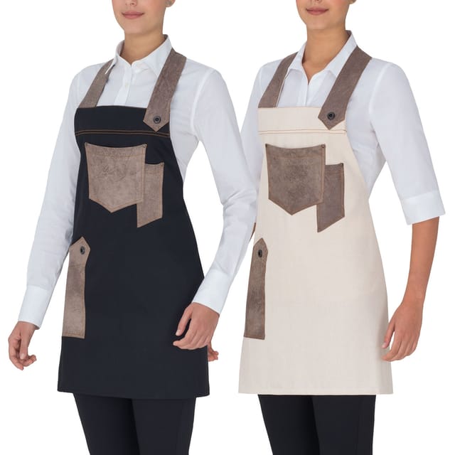 Luna Kellner Schürze - - Schwarze - Giblor's