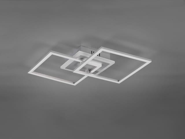 Reality Leuchten - Reality led Deckenleuchte venida titanfarbig, Acryl weiß Wand- & Deckenleuchten