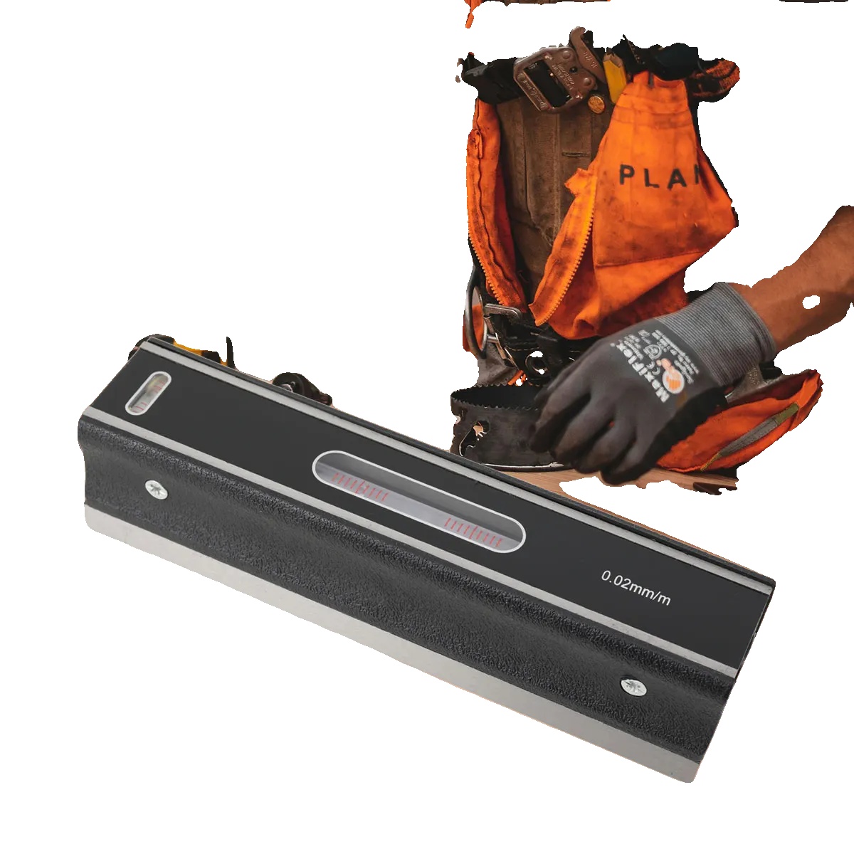 Mechanische Wasserwaage, Genauigkeit 0,02 Mm/m, Länge 200 Mm, Produktabmessungen 200 X 46 X 48 Mm, Nettogewicht 1,68 Kg, Abmessungen Mit Holzkiste 220 X 80 X 60 Mm