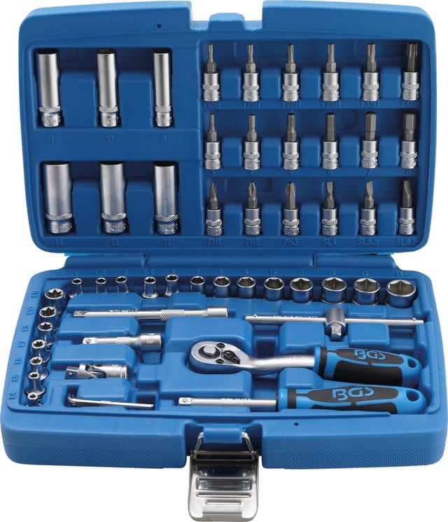 Steckschlüssel-Satz Antrieb 6,3 mm (1/4') 53-tlg.